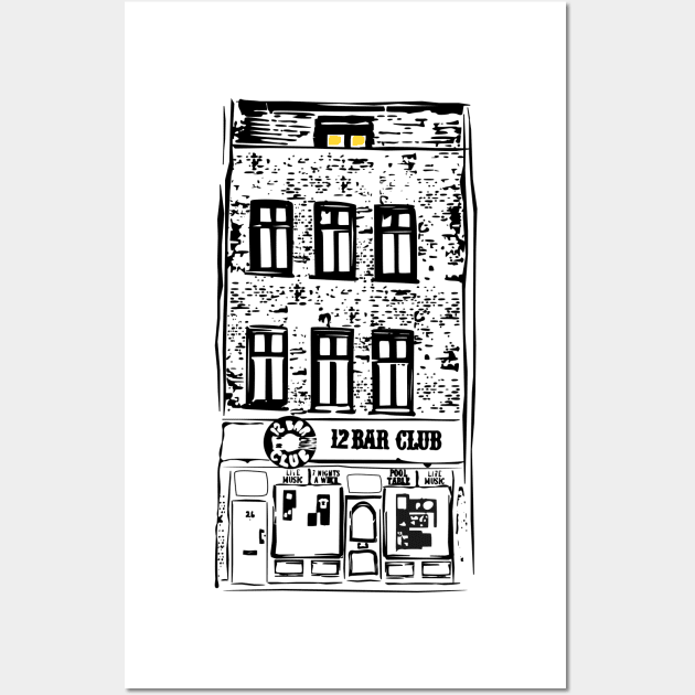 12 Bar Club London Wall Art by MorvernDesigns